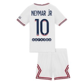 Koszulka Paris Saint-Germain Neymar Jr 10 Dziecięcy Czwarty Stroje Piłkarskie 2021/22 Krótki Rękaw